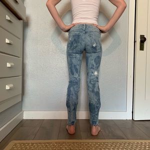 Acid Washed Mother Denim